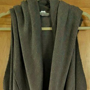 WORLD MARKET. 'OPEN FRONT' SLEEVELESS CARDIGAN